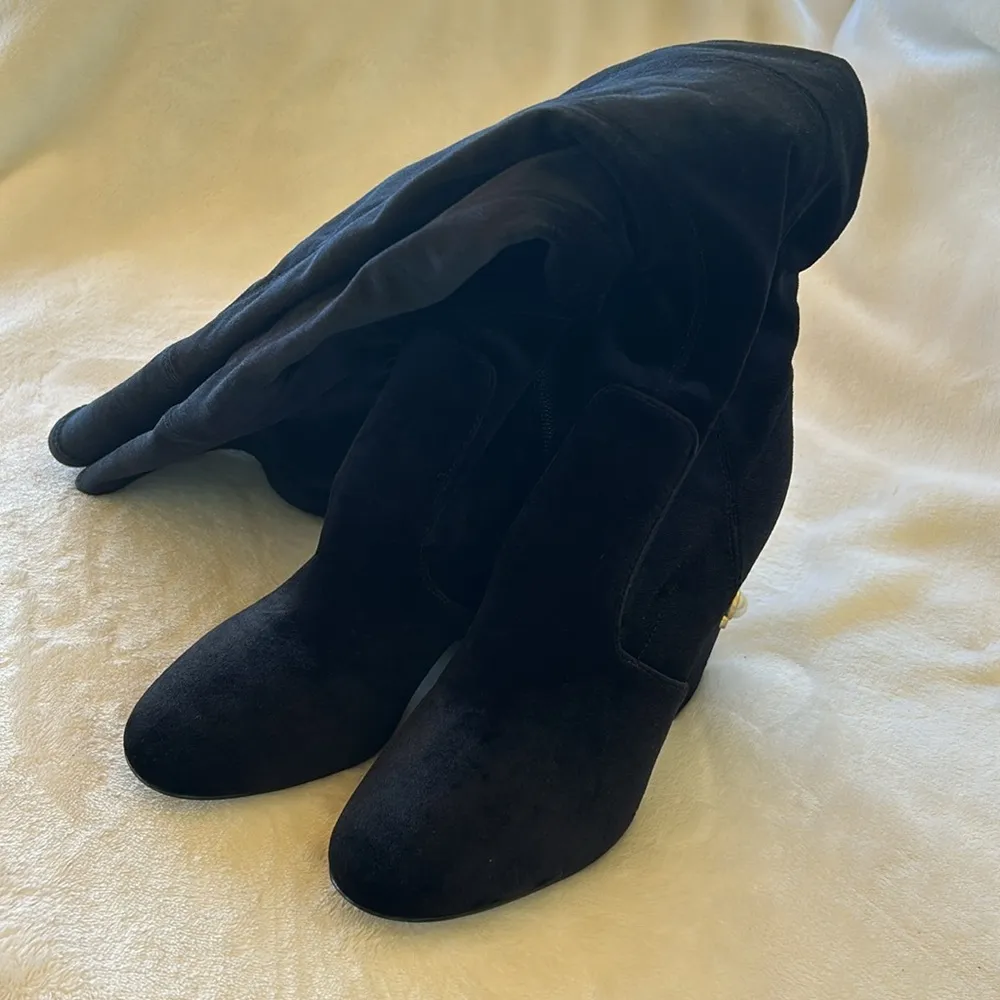 Ivanka Trump  Tamir Knee High Black Boots - Image 4