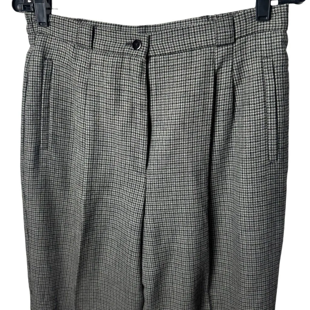 Vintage Requirements 100% Pure Wool Trousers Career Old Money Luxury 10 - Image 3