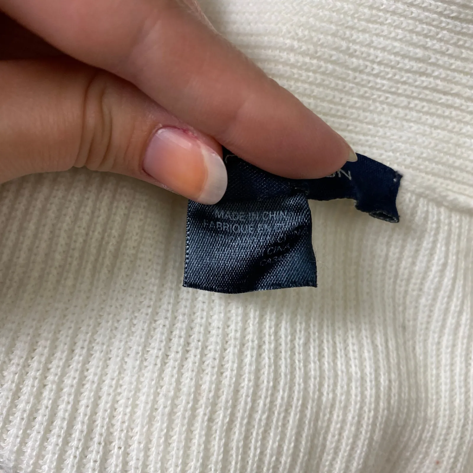 French Connection Cotton Lace Bell-Sleeve‎ Top Womens Size XS White - Image 6