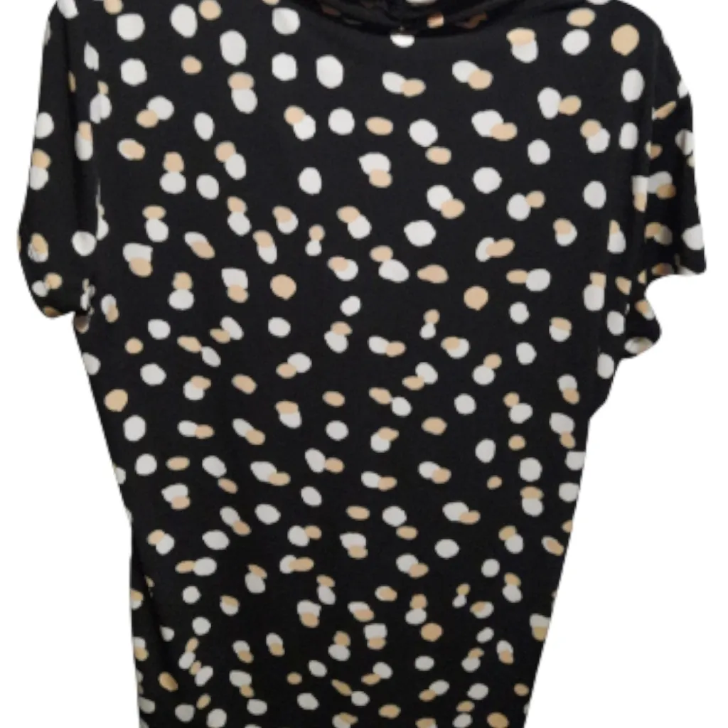 T Tahari Short Sleeve Blouse Size Medium - Image 2