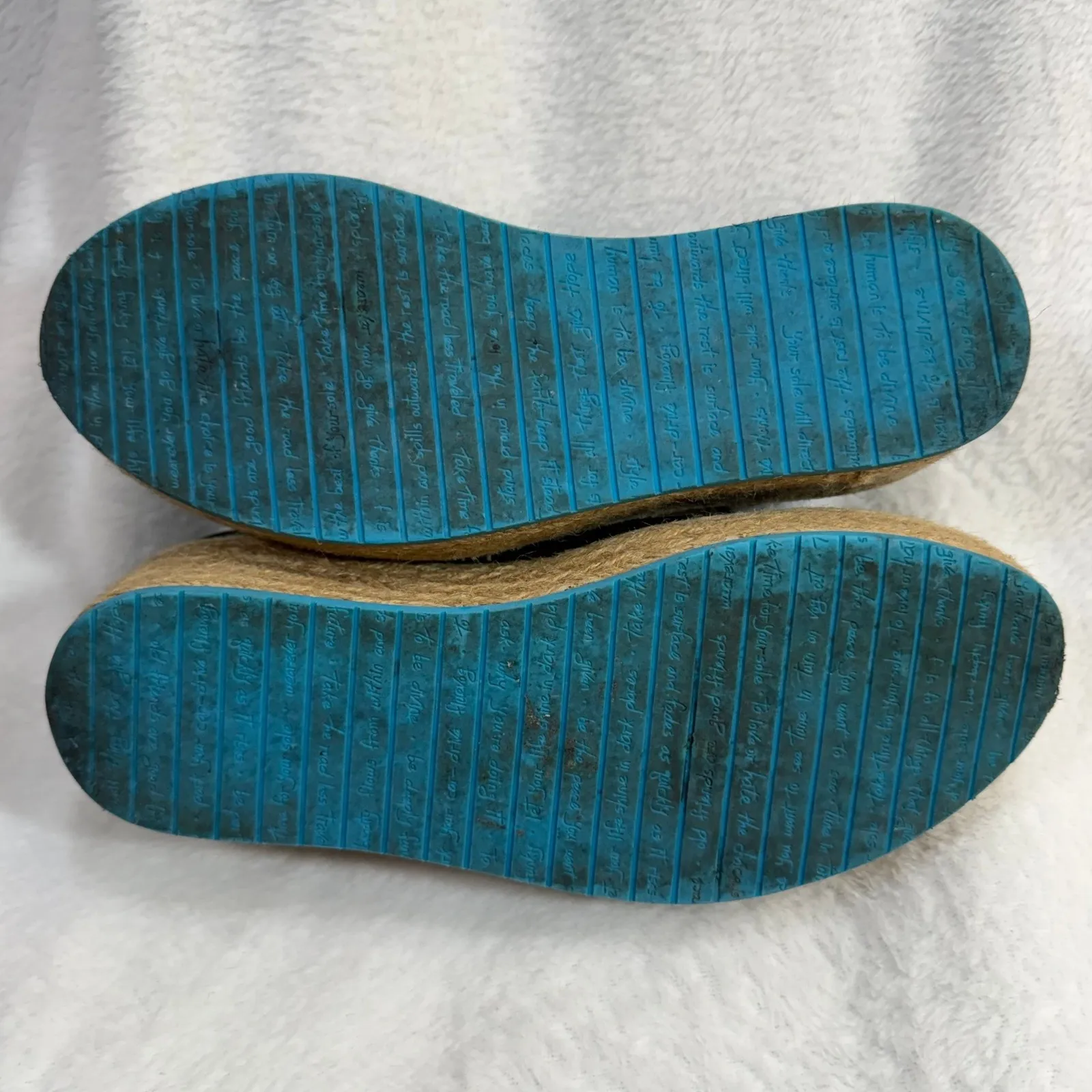 John Fluevog 4 Platform Oxford Shoe Black Espadrille Jute Designer Boho Artsy - Image 8