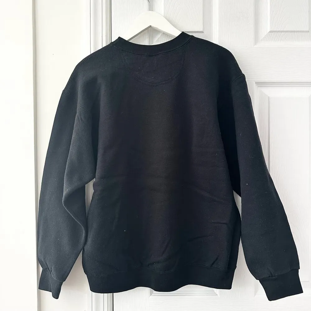 Planet Hollywood Orlando Black Crew Neck Embroidered Logo Vintage Sweatshirt - Image 9