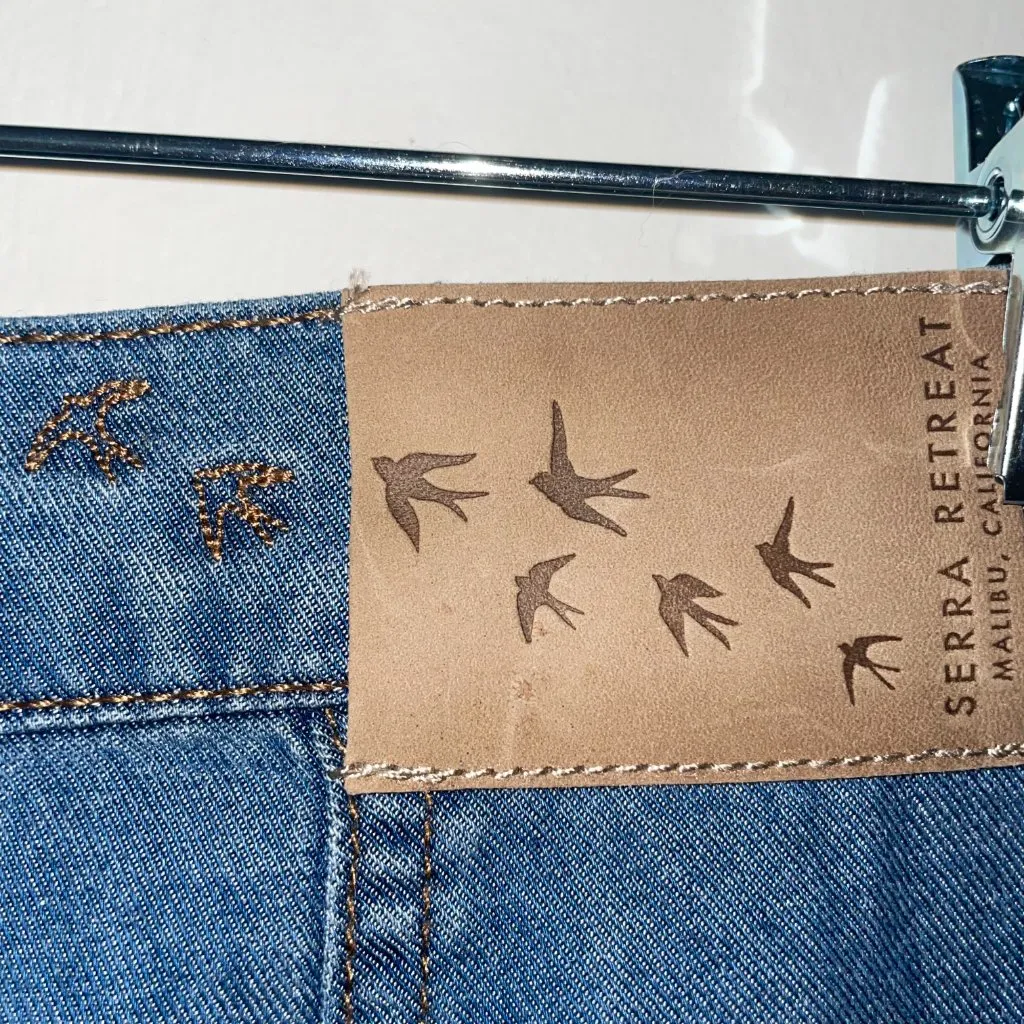 Serra Retreat‎ Cargo Jogger Jeans Women's 8/29 Banded Ankle By Joie Rucker Blue - Image 3