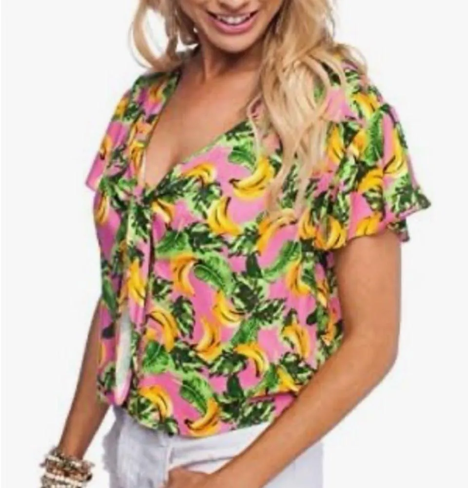 BuddyLove Banana Havana Tie Front V - Image 8