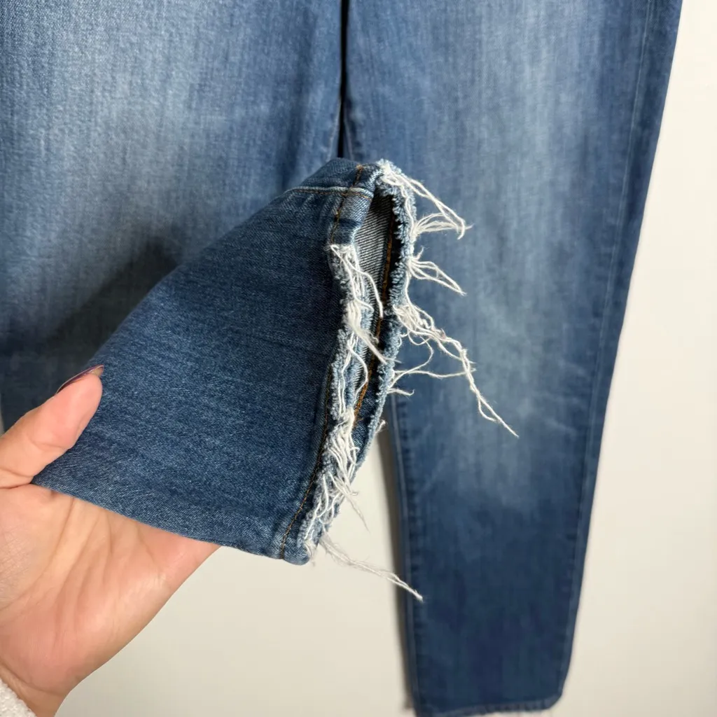 Madewell The Perfect Vintage Crop Jean High Rise in‎ Sandford Wash MD614 Size 26 - Image 4