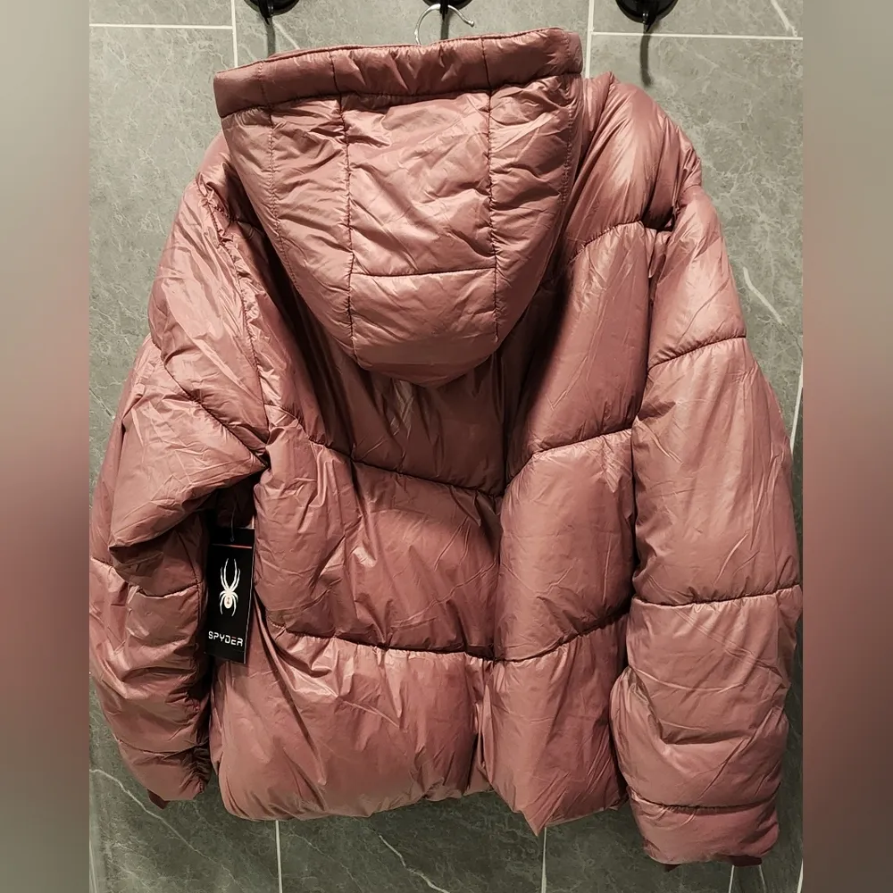 NWT Spyder Tulipwood Super Puff Puffer Coat Jacket Size M - Image 4