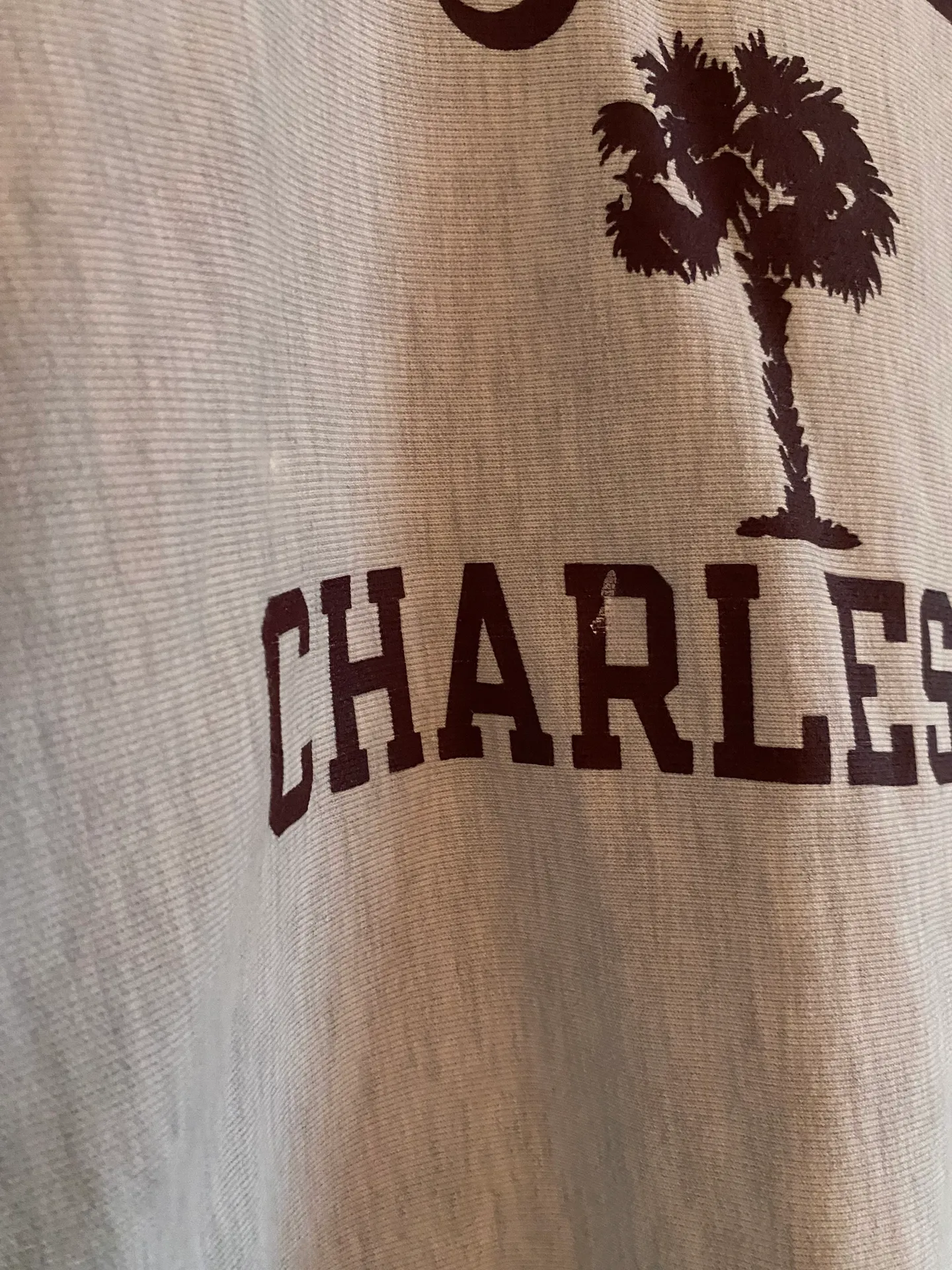 Vintage  Crewneck College Sweatshirt - Image 5