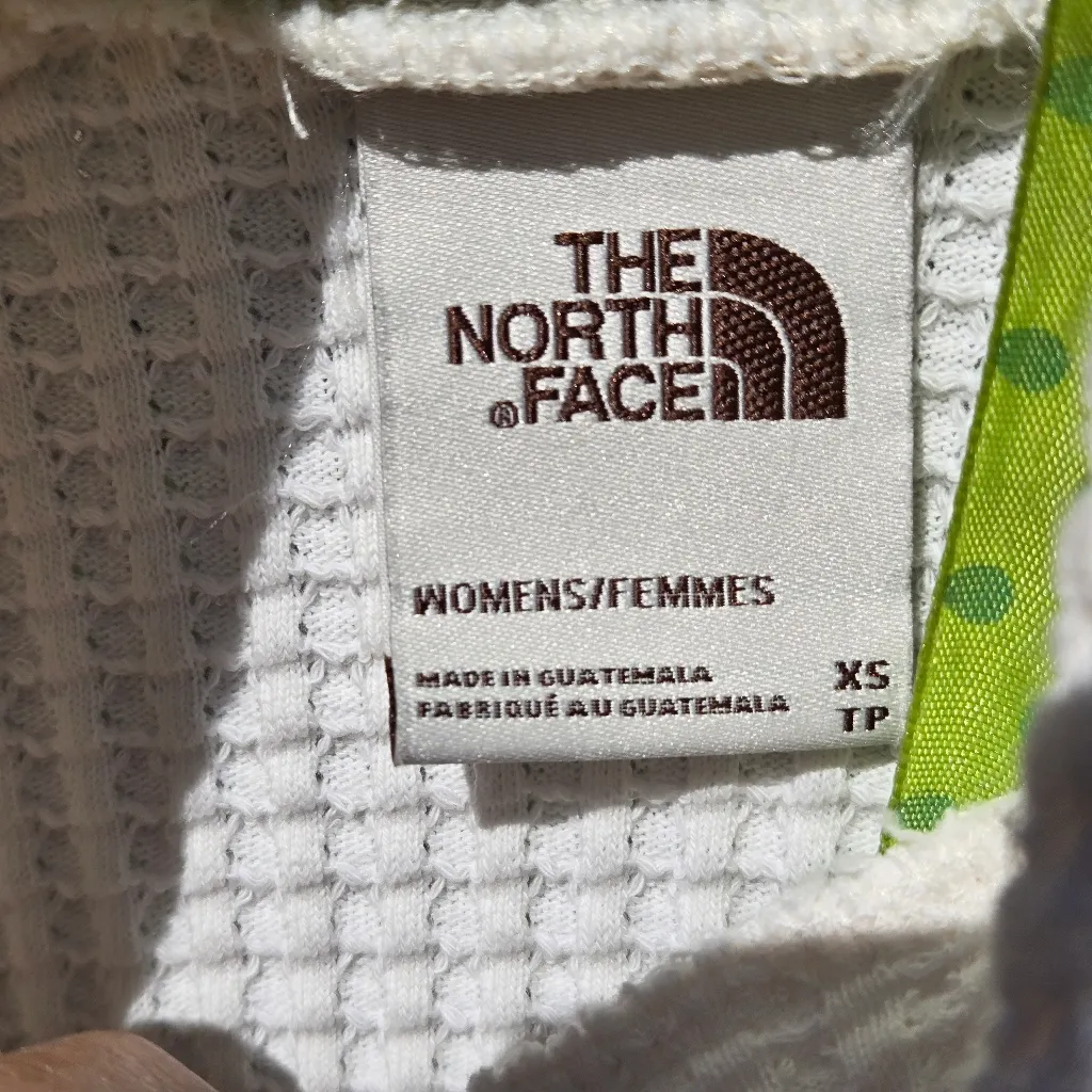 The North Face Chabot Cotton Thermal Knit Mock Neck Long Sleeve Top XS - Image 5