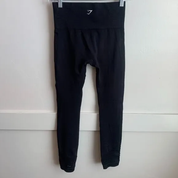 Gymshark Black Energy+ Seamless Leggings - Image 2