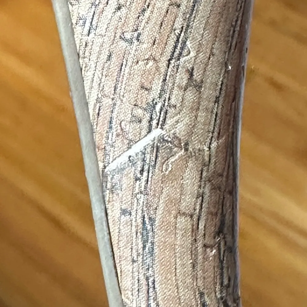 Jones Studio Black Brown Tan Zig Zag Lines  4 inch Wooden High  Heels Sz 7 - Image 14