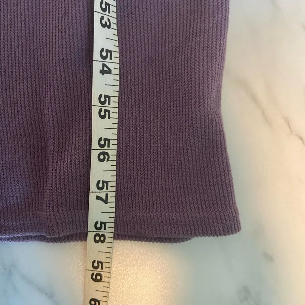 Free People Free-est Avenue Women's Ribbed Knit Jumpsuit Size S Purple One Piece - Image 13