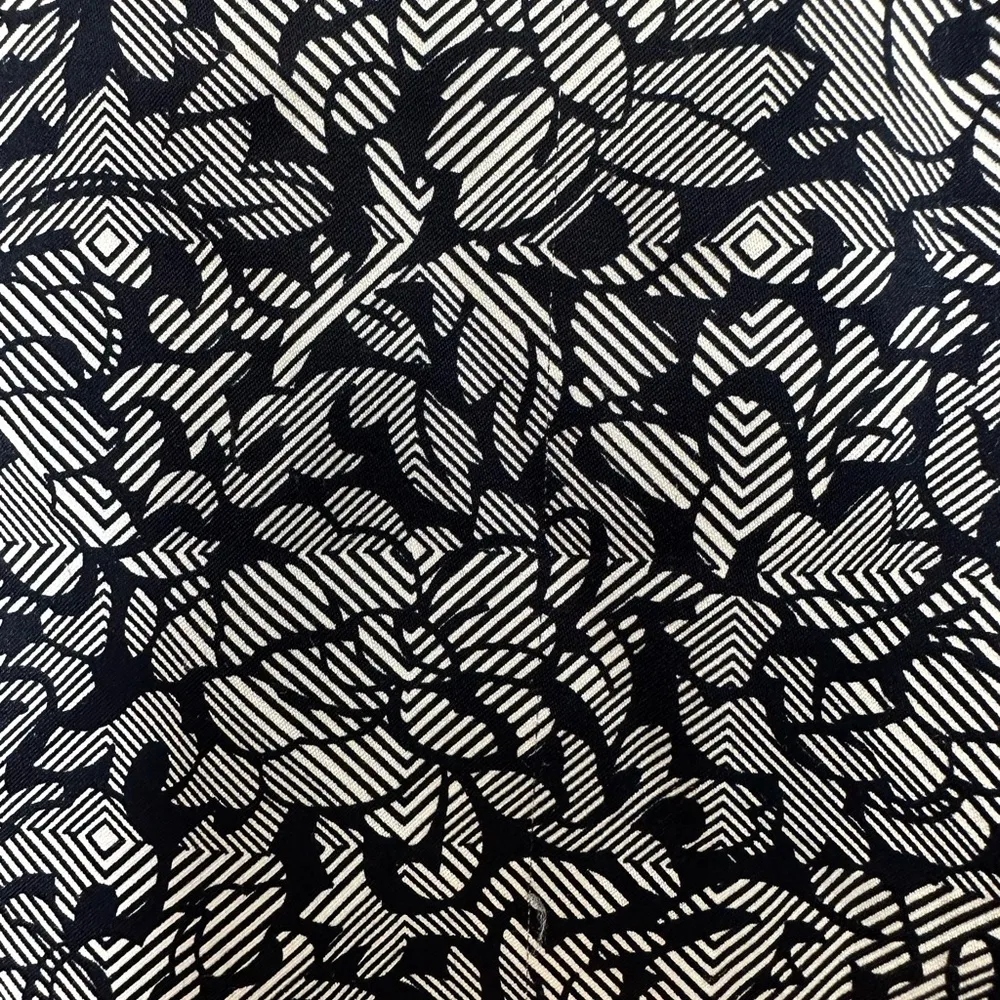 Vintage Diane Von Furstenberg Blue Floral Long Sleeve Pleated Blouse Size 12 L - Image 7