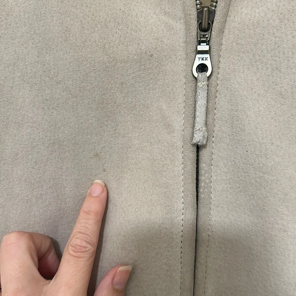 ALDO  | Suede Leather Sherpa Lined Jacket - Image 5