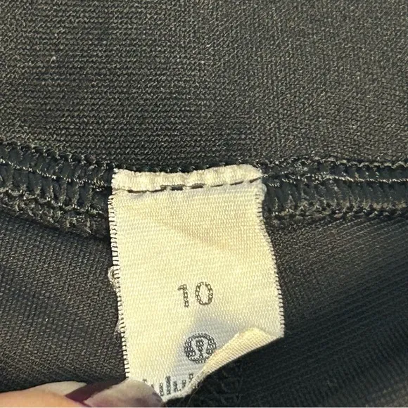 Lululemon‎ Black Leggings Size 10 - Image 9
