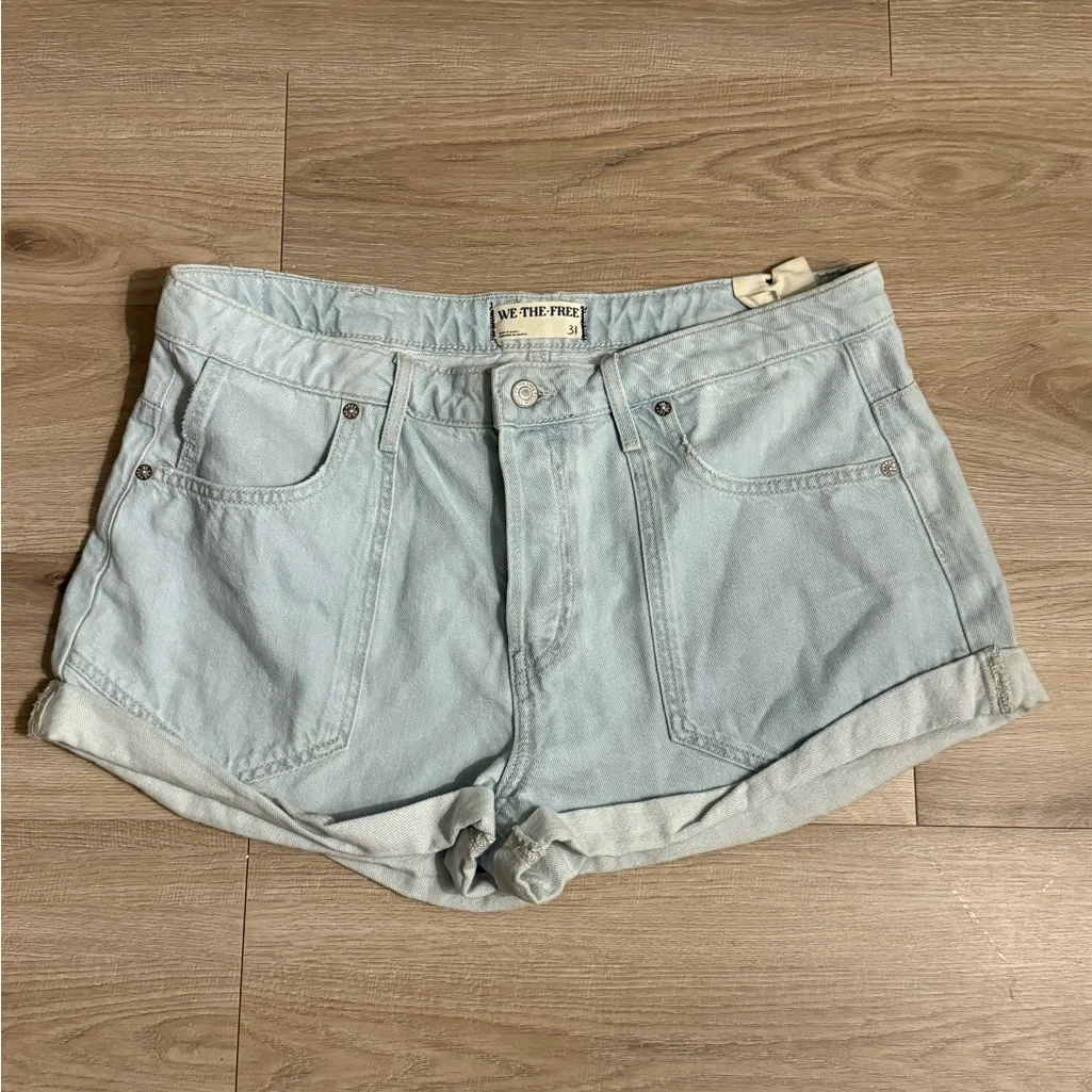We The Free Beginners Luck Low Rise Slouch Shorts - Image 3