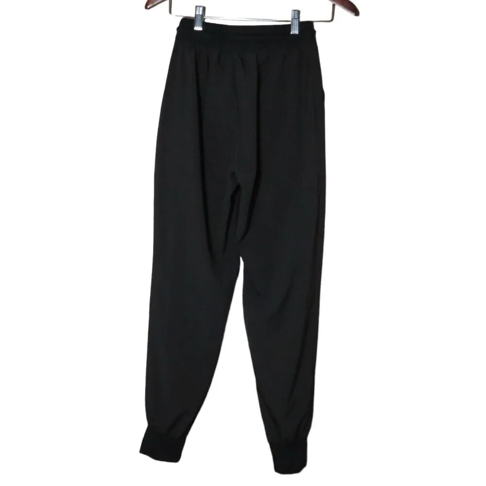 Wishful Thinking Joggers Pull On Comfy Lounge Pants Womens S Black - Image 2