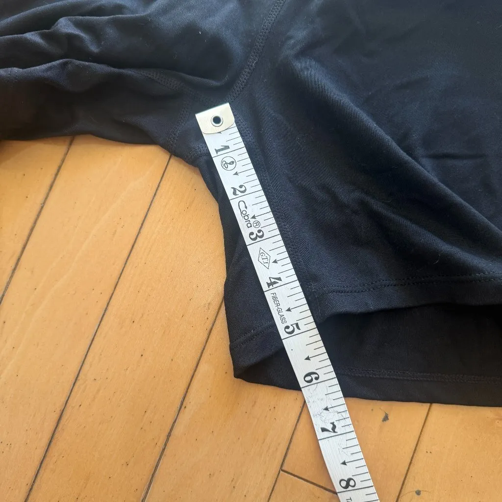 Unbranded Womens Spandex Bike Shorts with Pockets Black size Large - Image 4