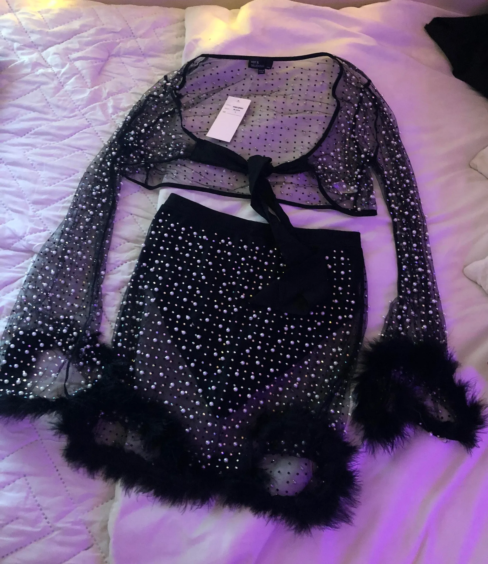 iHeartRaves Mesh Two Piece Set - Image 3