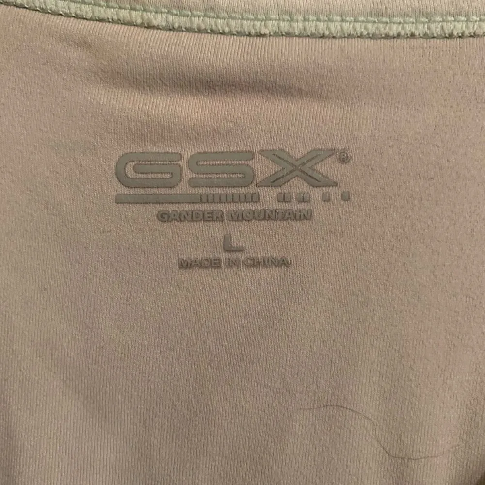 GANDER Mtn GSX Aqua Moisture Wicking V-Neck Workout Tank Size Large - Image 3