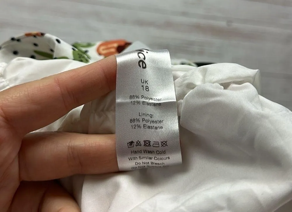 NWT Lavish Alice floral ruched minidress size 14 - Image 6