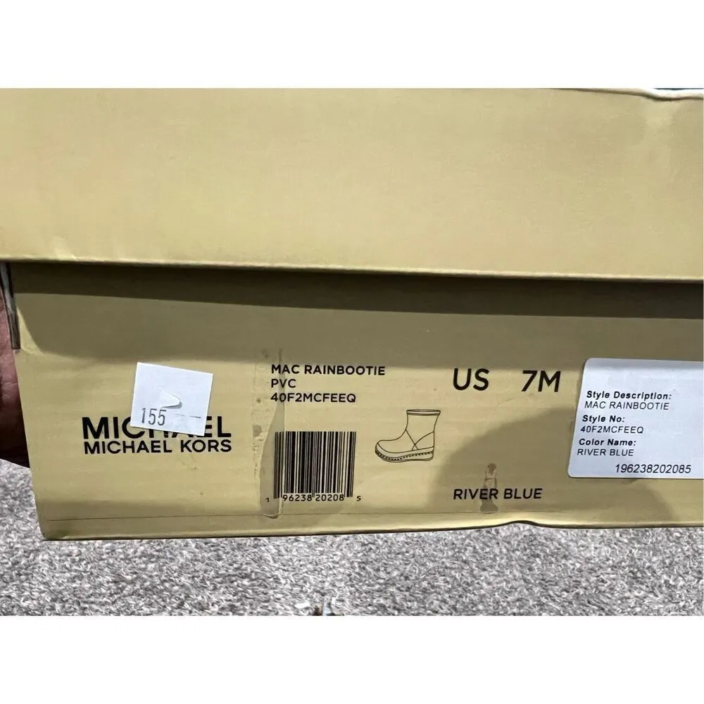 Woman's Boots MICHAEL Michael Kors Mac Rain Bootie blue - Image 2
