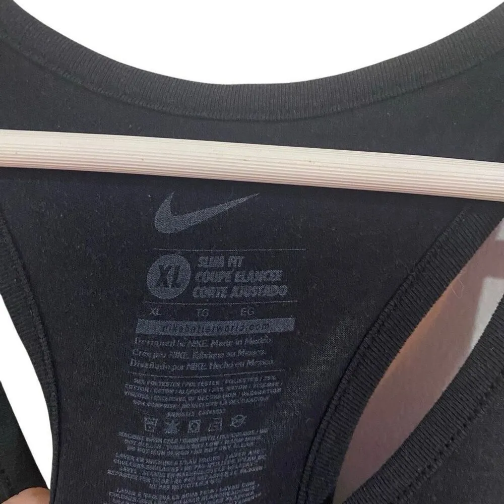 Nike Slim fit razor back tank top Buckeyes Ohio state XL - Image 2