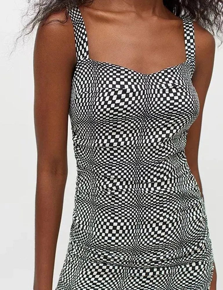 Urban Outfitters  Claira Ruched Bodycon Mini Dress NWT - Image 3