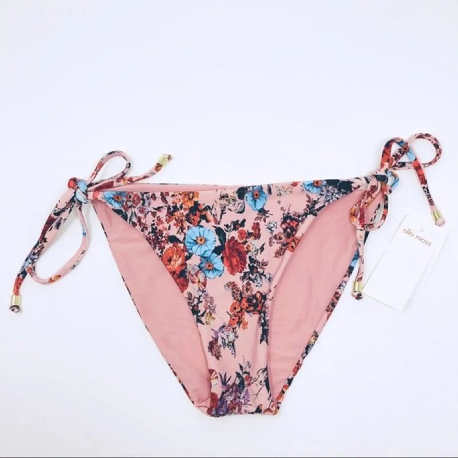 Ella Moss Side Tie Floral‎ Bikini Bottom NWT - Image 2