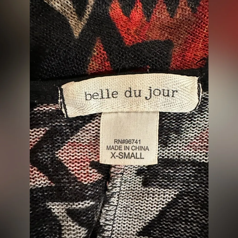 EUC “Belle Du Jour”Cardigan Sweater Open Kimono Long Sleeve SZ XSmall - Image 5