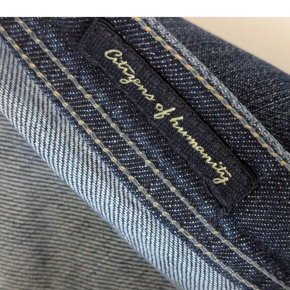 Citizens of Humanity Ingrid Low Waist Flare Jeans Dark Wash Blue Womens 28 Denim - Image 3