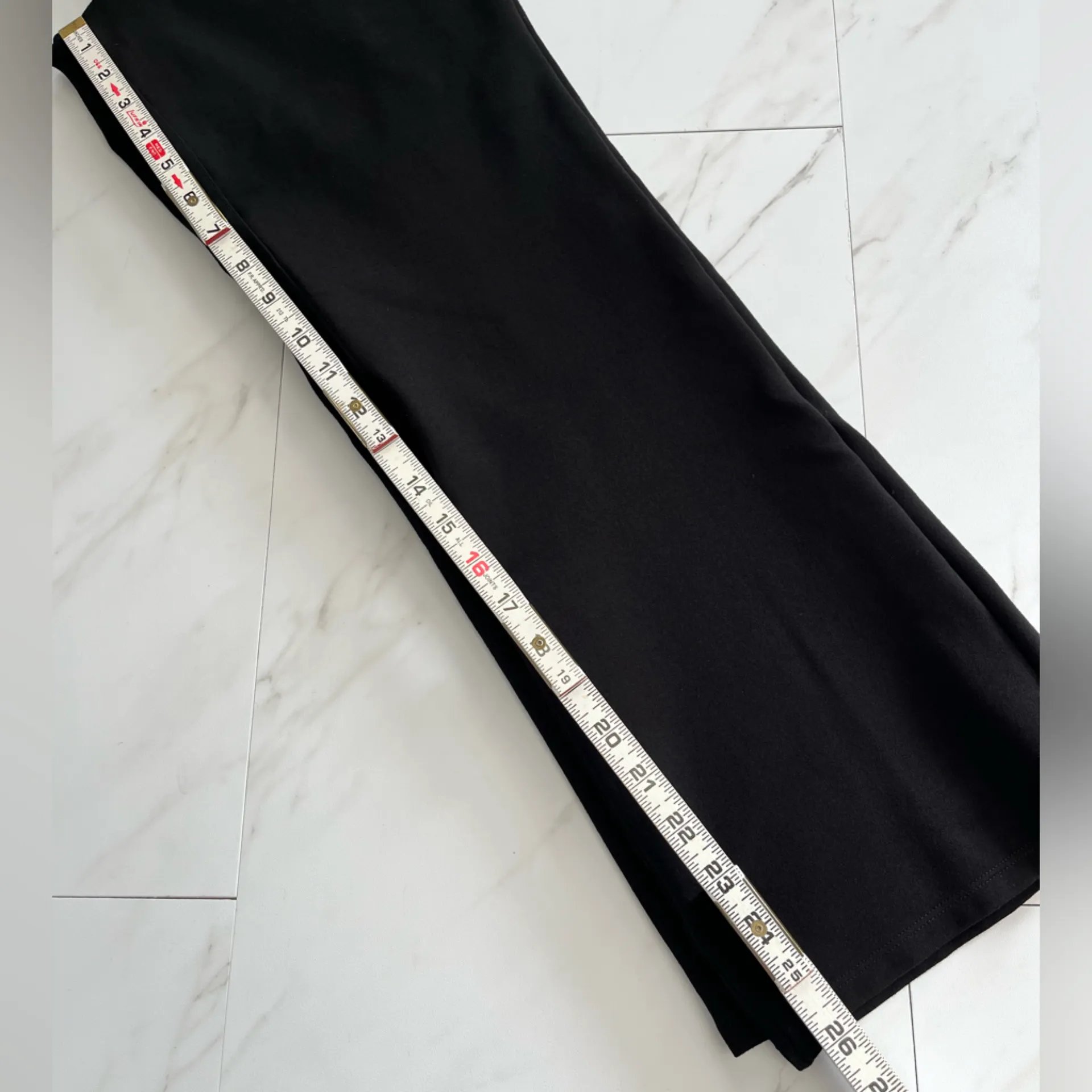 Quince Petite Ultra Stretch Ponte Knit Bootcut black pant size small - Image 8