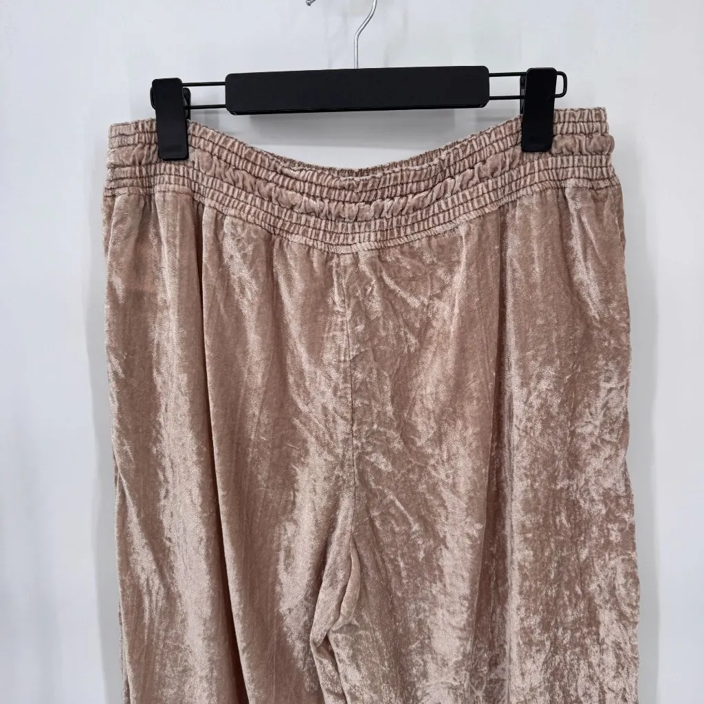 Hei Hei Fairy Boho Burnout Velvet Wide Leg Lounge Pants MP Pink Coquette‎ Size undefined - Image 5