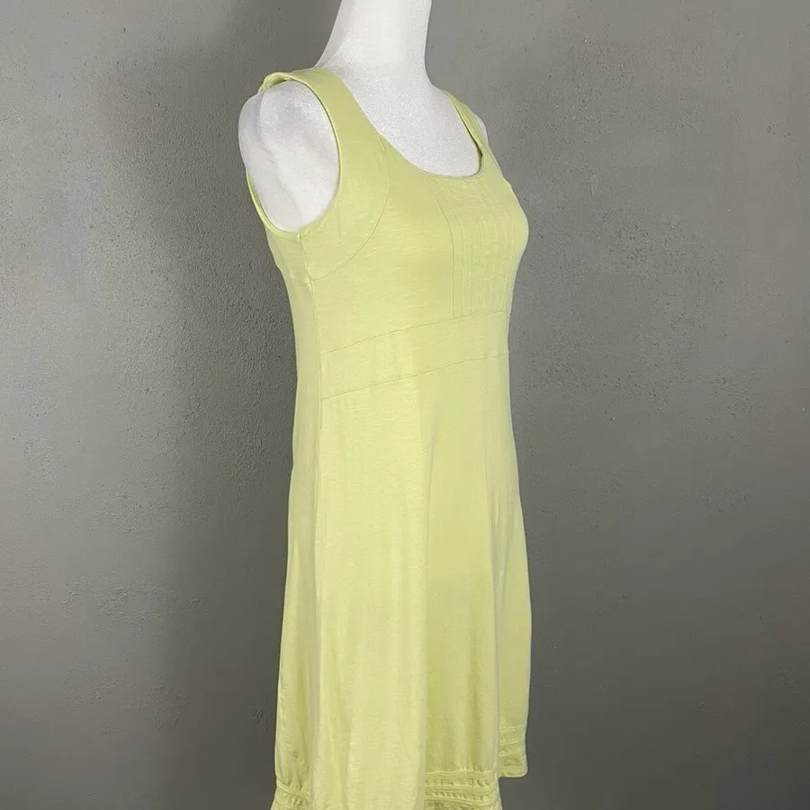 Horny Toad Lime Green Malena Sleeveless Jersey Knit Dress Size Small - Image 4