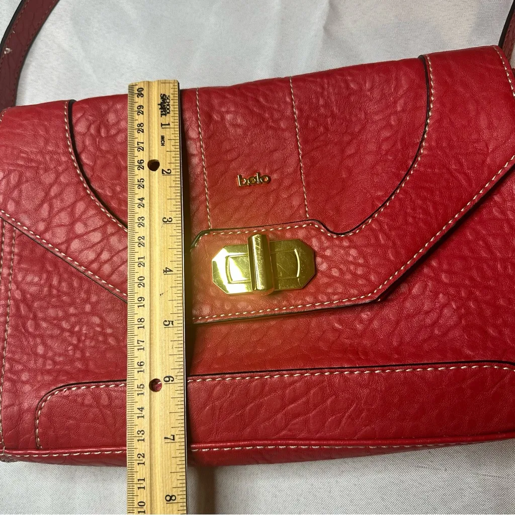 Bolo Cherry Red Shoulder Bag - Image 6