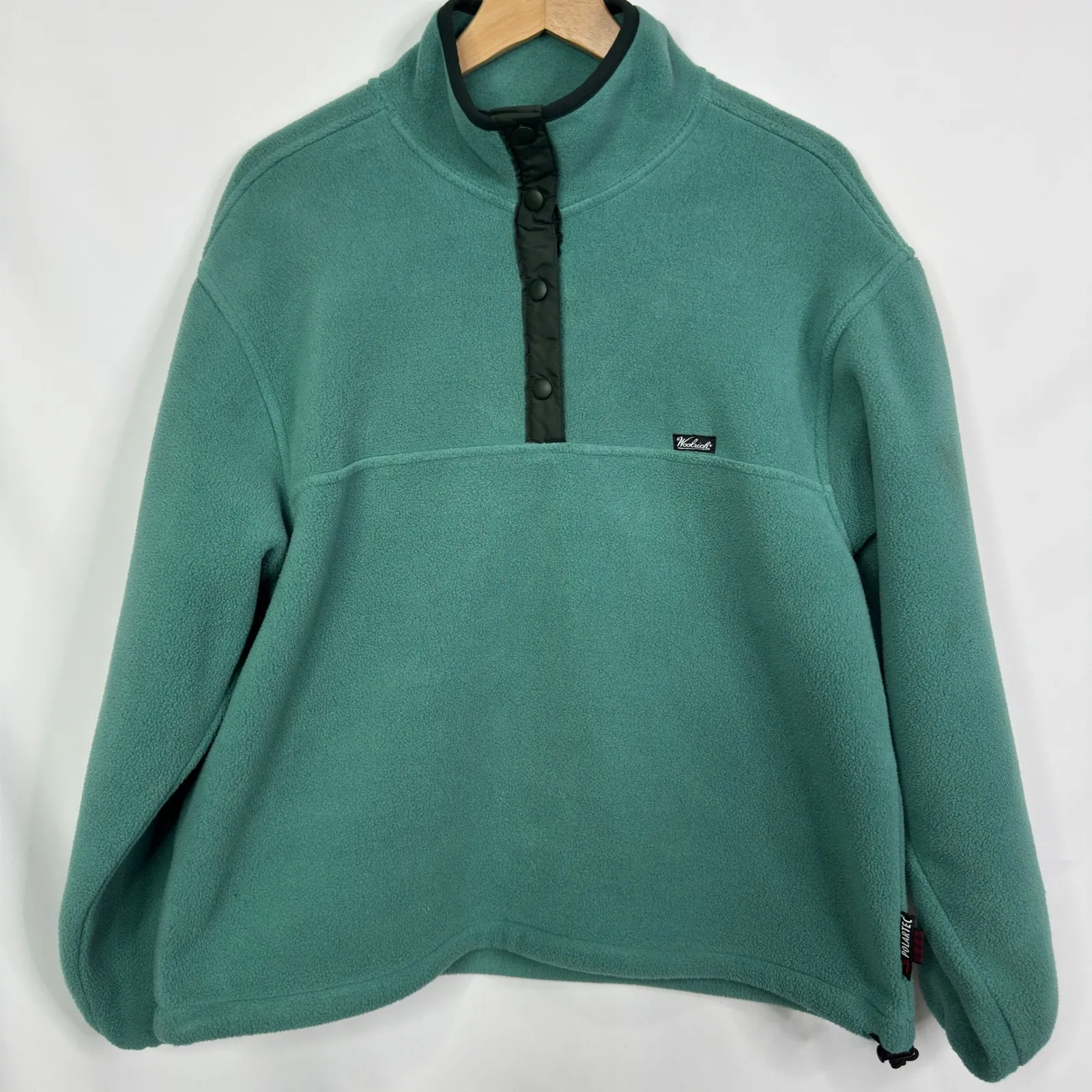 Vintage Woolrich Polartec Fleece Sweatshirt Pullover Made in USA Womens Size M - Image 4