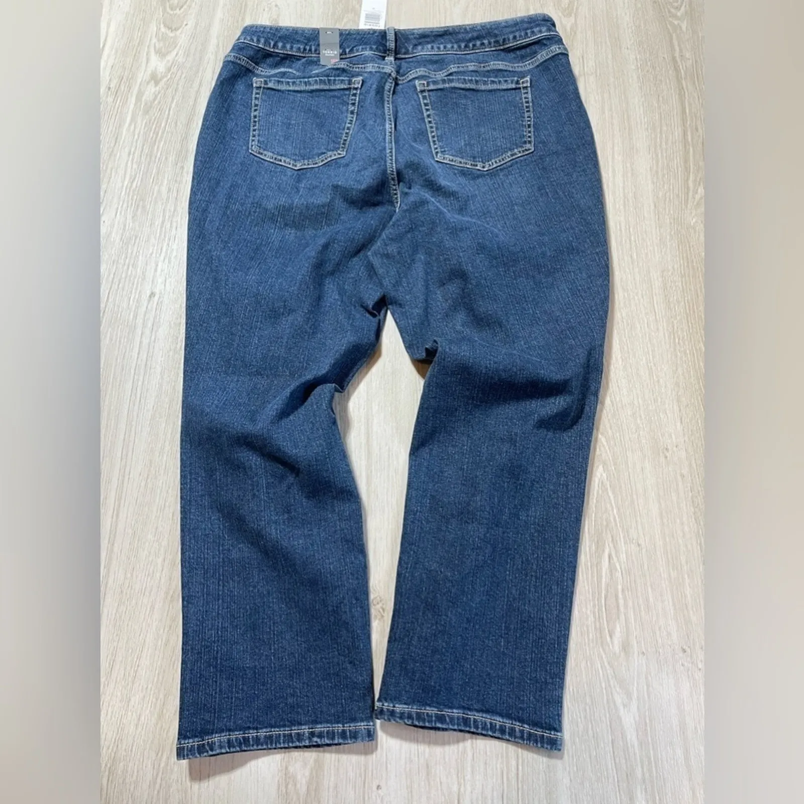 New Torrid Size 20 Perfect Boyfriend Ankle Vintage Stretch Mid-Rise‎ Jean Blue - Image 2