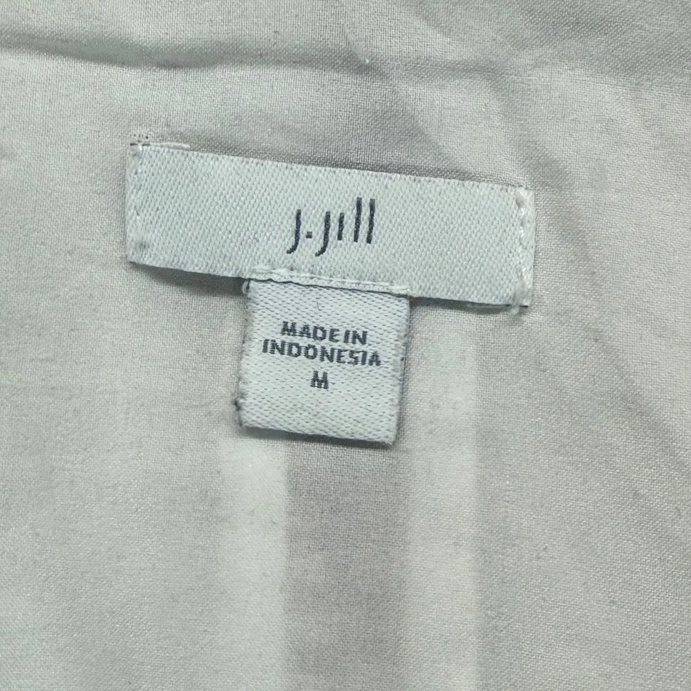 J.Jill Harper Relaxed Plaid Linen Blend Blazer Jacket Brown Career Casual Size M Size M - Image 4