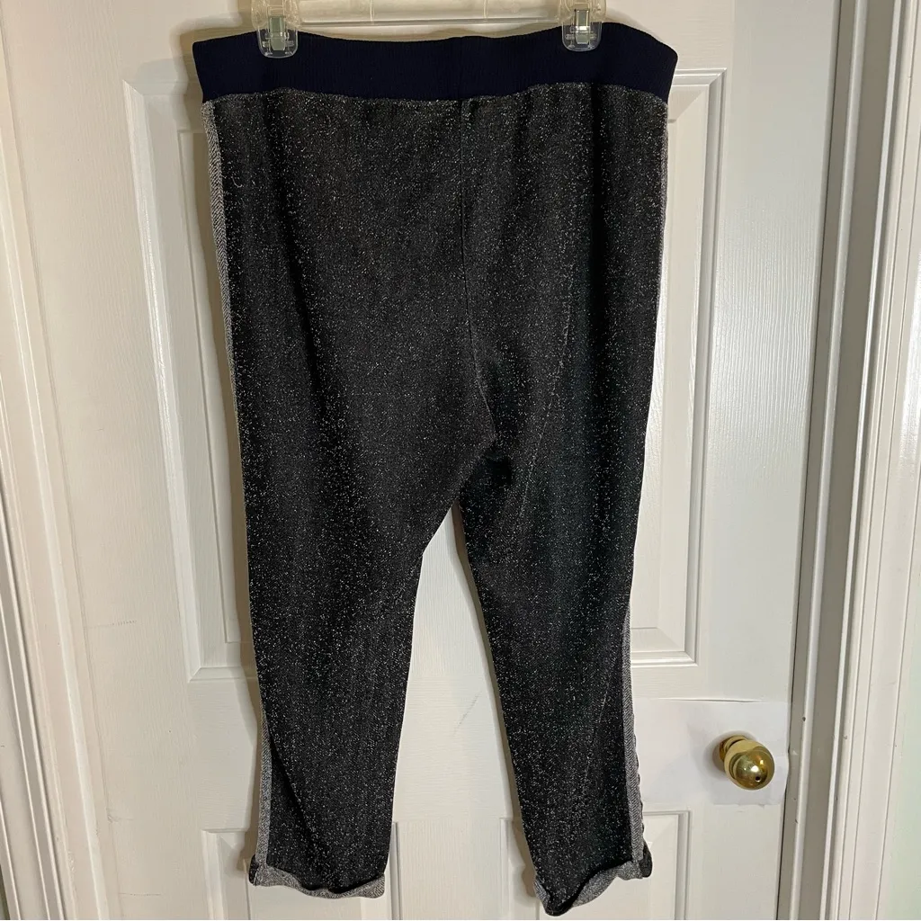 HEI HEI Heather Grey Casual Sweatpants Size Medium lounge Anthropologie retro Gray - Image 6