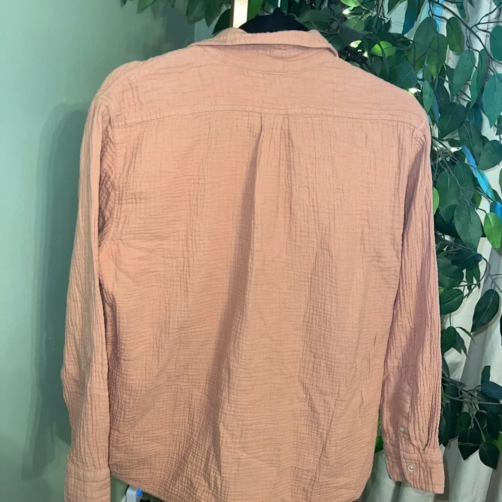 WILFRED FREE Sail Shirt from Artizia Button Down Long Sleeve Shirt Size Small - Image 5