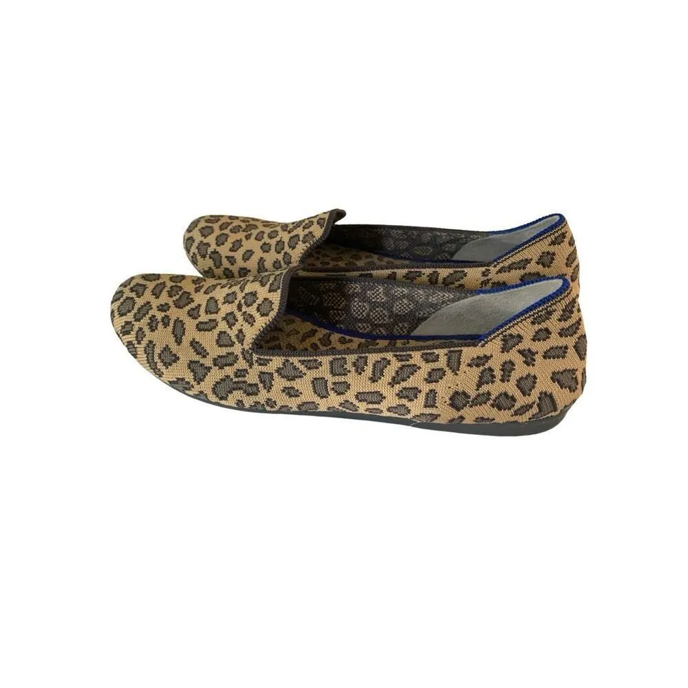 Rothy’s leopard round toe flats RETIRED size 8 - Image 5