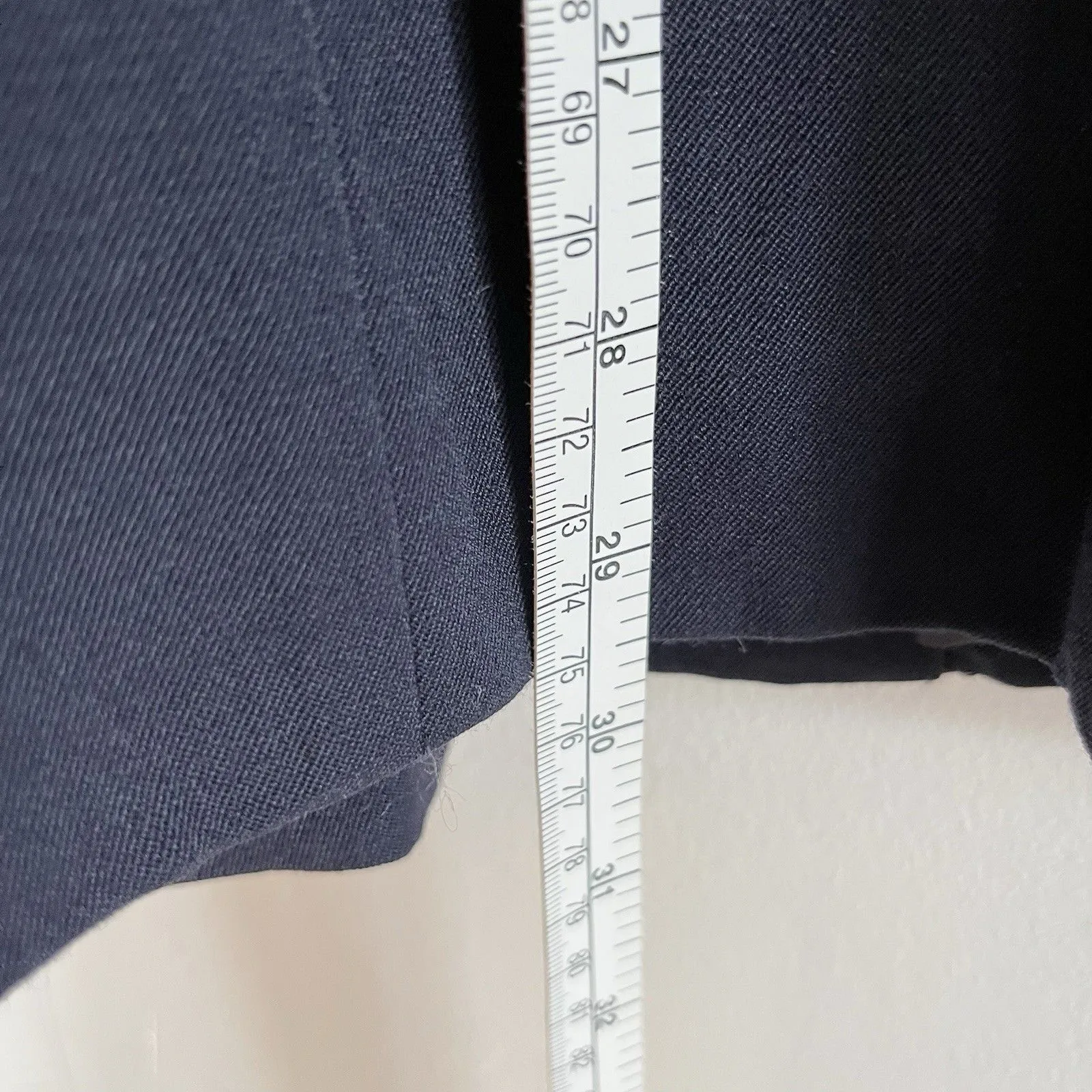 Charter Club Womens VTG Wool Double Breasted Blazer Navy Sz 8 School Retro USA - Image 6