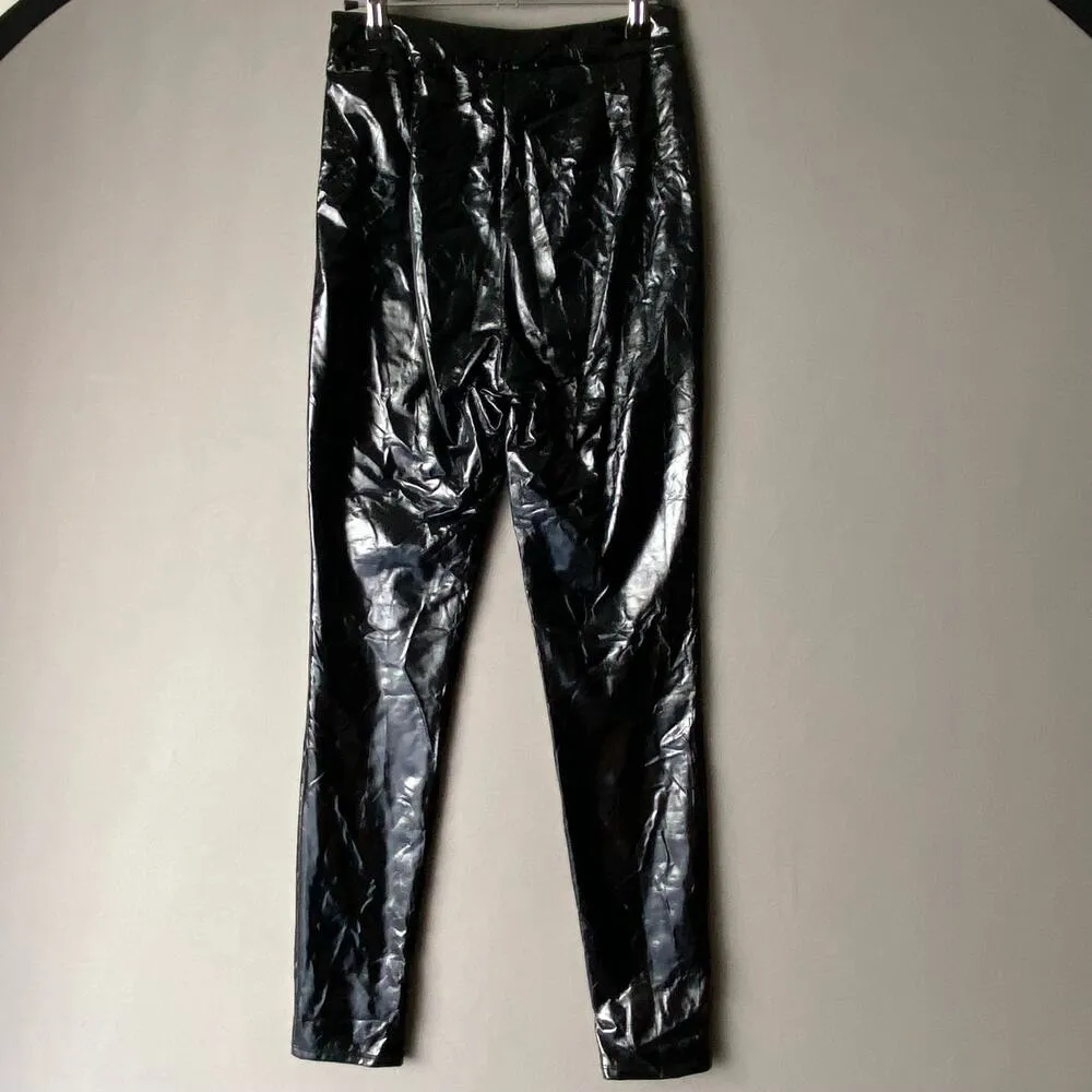 LPA sz‎ S zip patent leather pants - Image 4