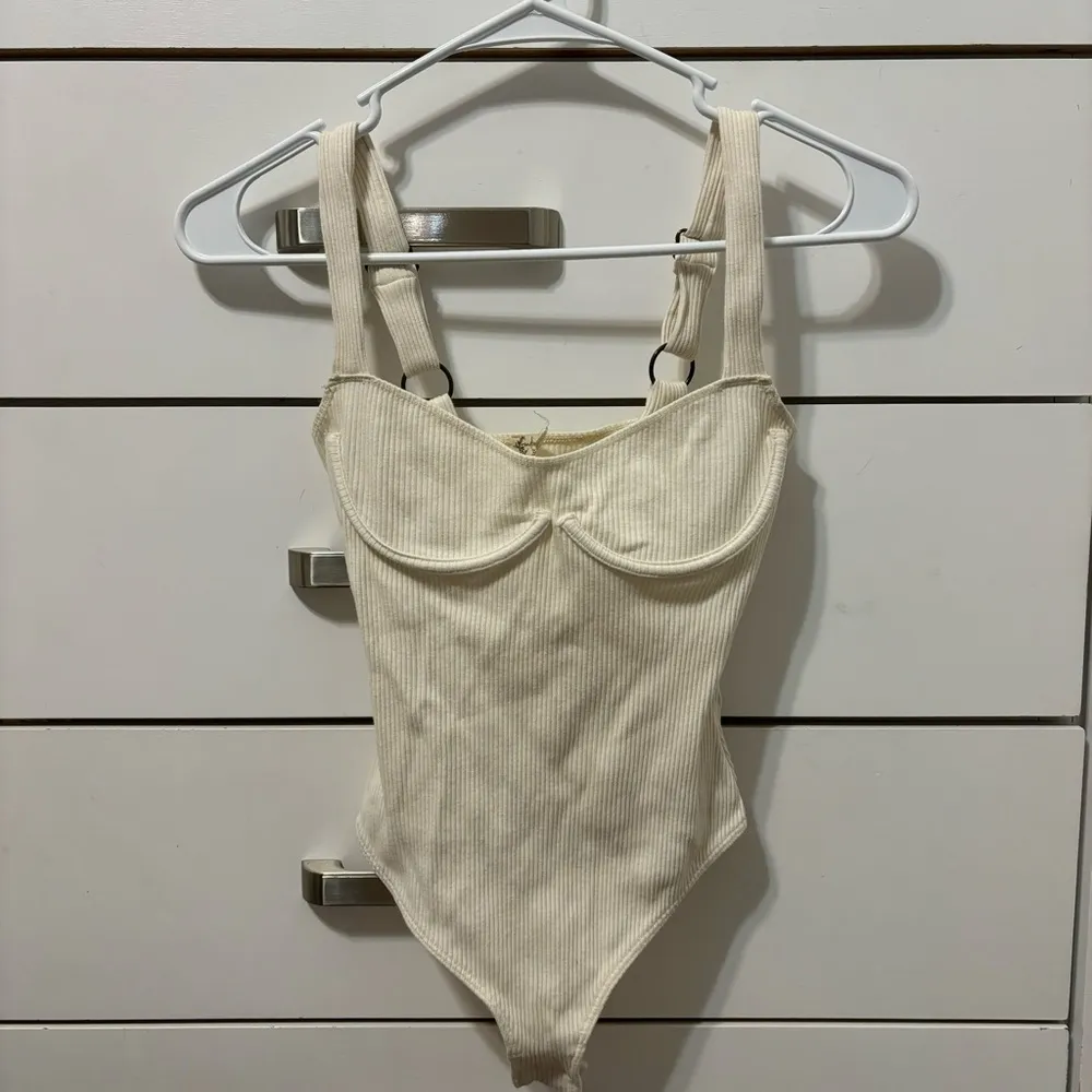 Free People In The City Underwire Bodysuit Ivory - Image 2