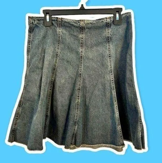 JALATE 9/10 Vintage Y2K Denim Mini Skirt Blue Size undefined - Image 2