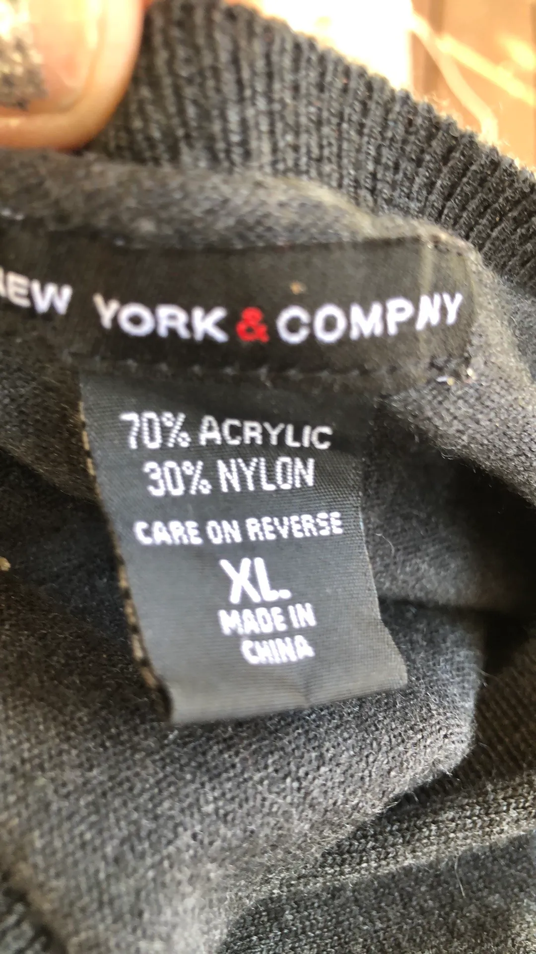 New York & Company V Neck Buttoned Cardigan  - Image 4