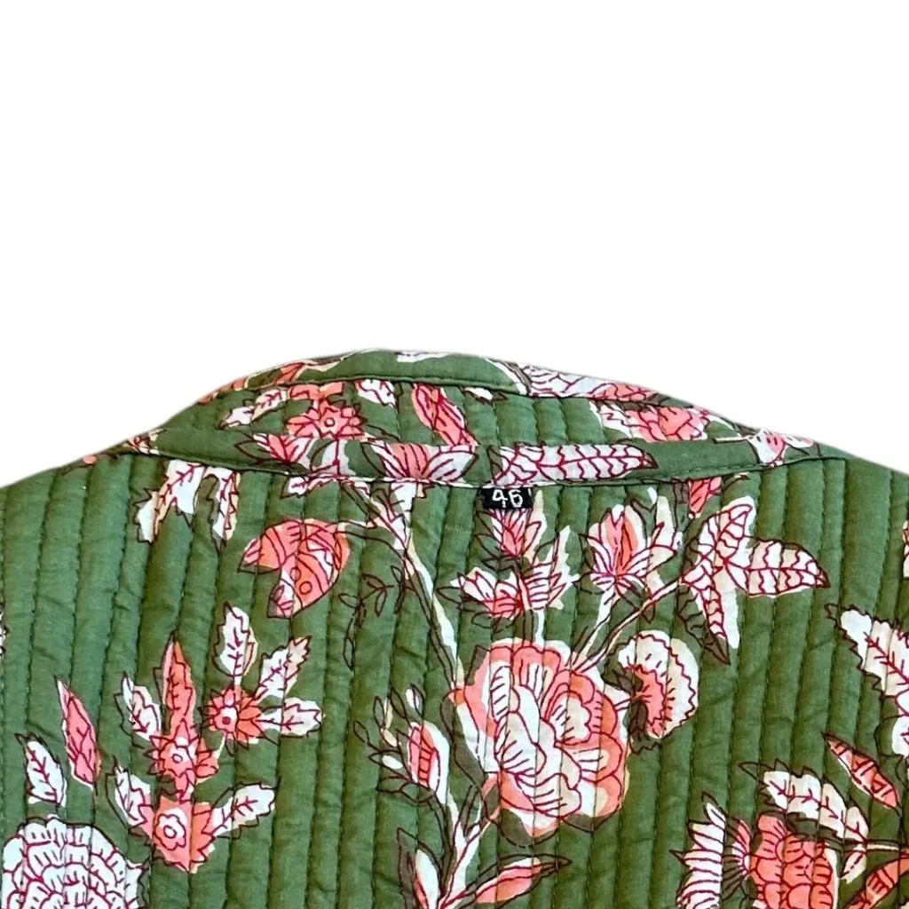 Winter Cotton Bohemian Reversible Quilted Jacket Long - Image 12