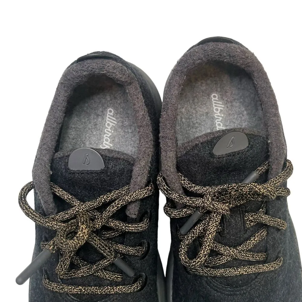 Allbirds Wool Runner Mizzles Casual Sneakers Black Merino Wool Women’s Size 11 - Image 9