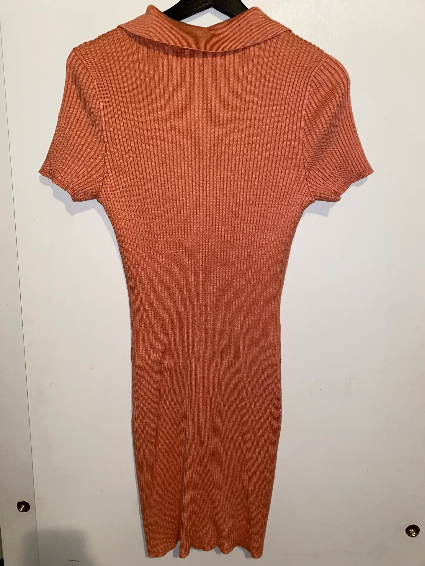 Knitwear Peach Dress - Image 4