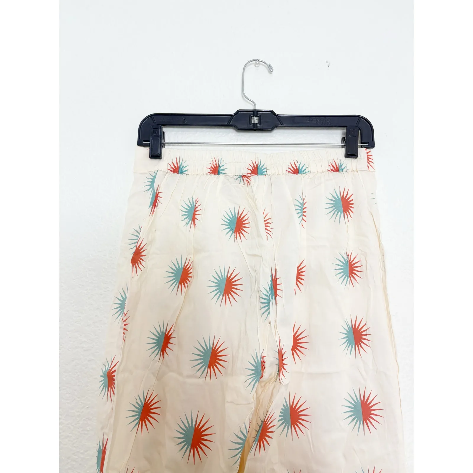 NWT VRG Girl Starry Eyed Pants Size 8 Straight Leg Lightweight Boho Vintage Y2K Orange - Image 13