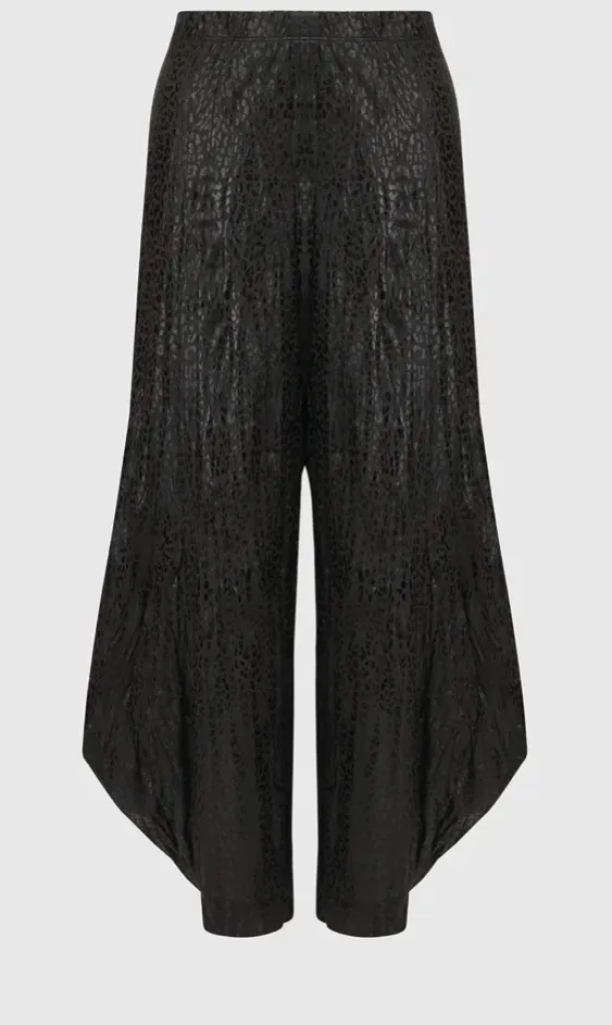 Alembika Glimmer Punto Pants Size 5 Or US 14/16 Black - Image 1